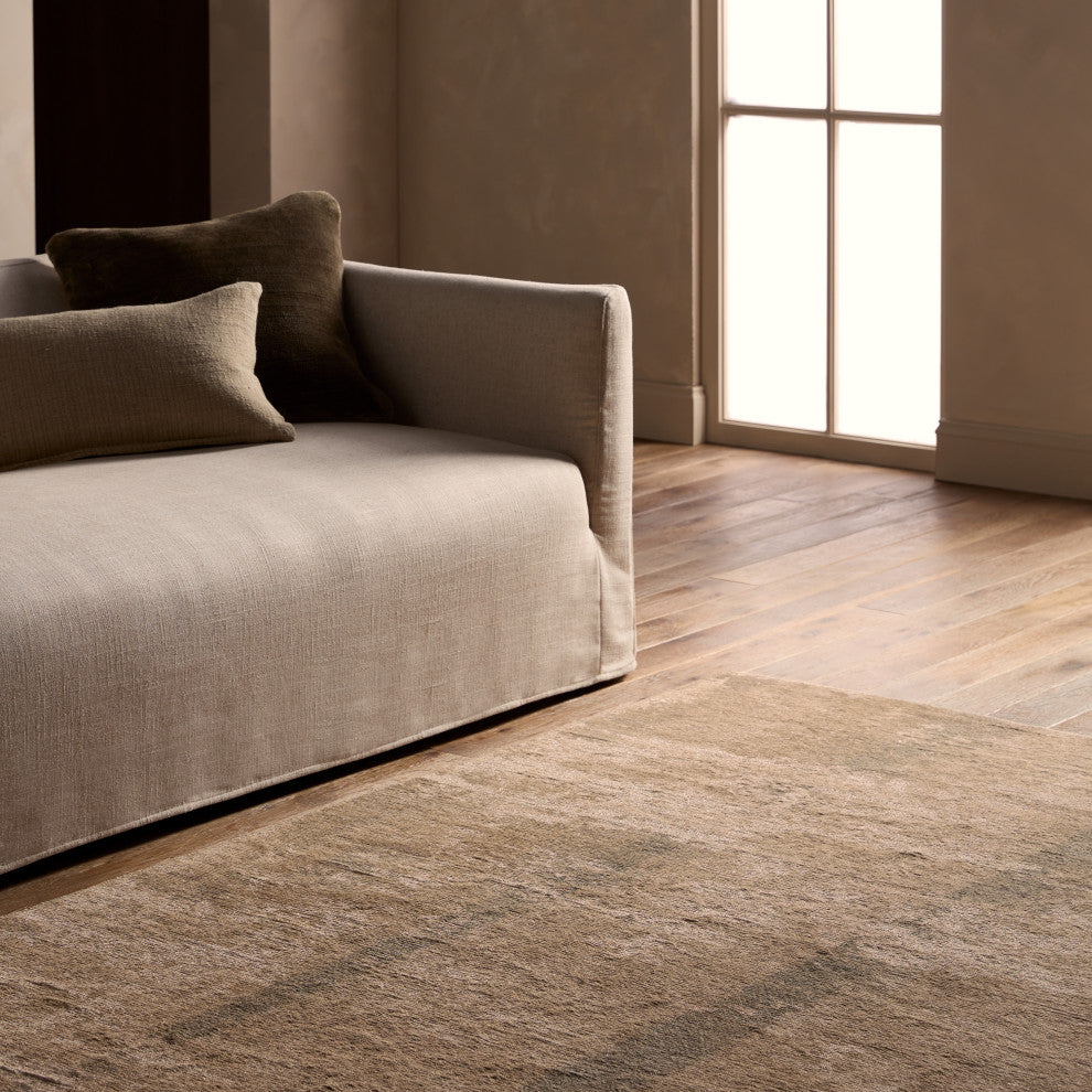 Label J Daere EDA08 Abstract Natural Area Rug, 5'x8'