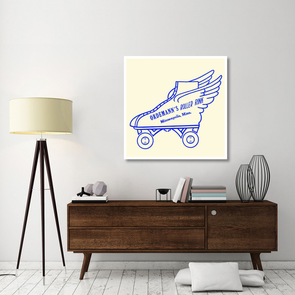 "Ordemann's Roller Rink" Digital Paper Print by Retrorollers, 42"x42"