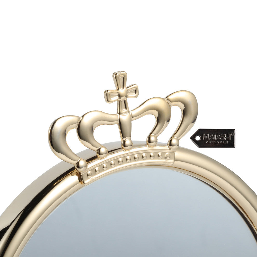 Gold Plated Cinderella Princess Coach Mirror