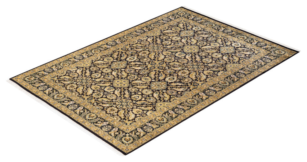 Mogul, One-of-a-Kind Hand-Knotted Area Rug  - Brown, 6' 1" x 9' 0"