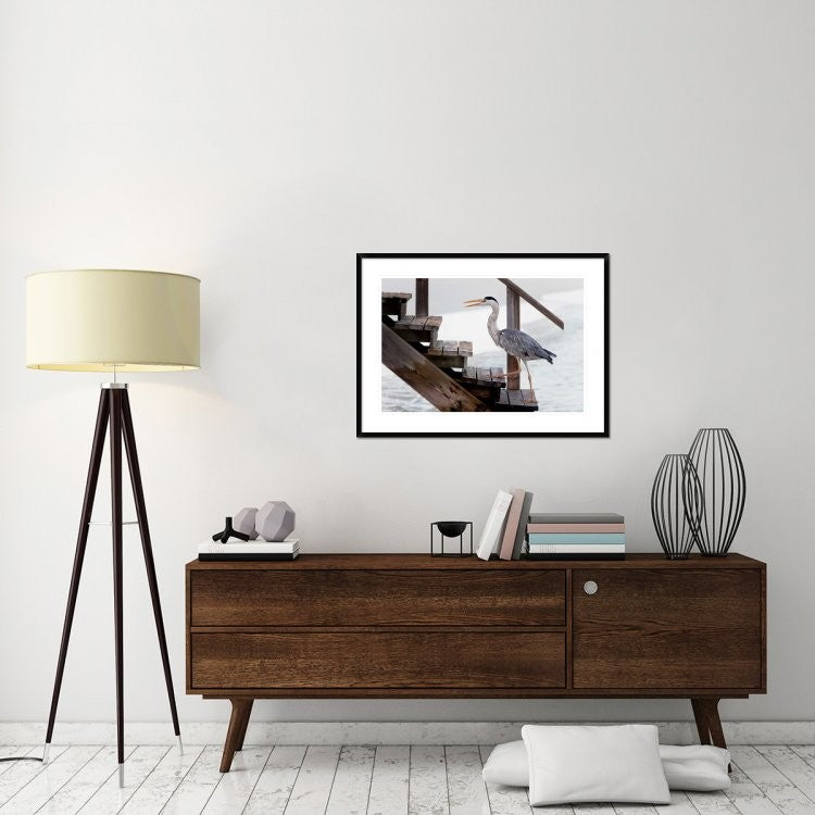 "With A Firm Step" Framed Digital Print by Michel Guyot, 38"x28"
