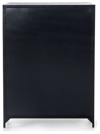 Belmont 8 Drawer Tall Dresser, Black