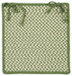 Colonial Mills Chair Pad Outdoor Houndstooth Tweed Leaf Green Chair Pad