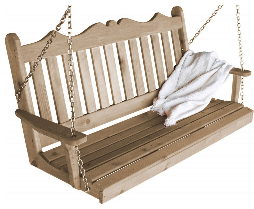 Pine Royal English Swing, Unfinished, 4 Foot