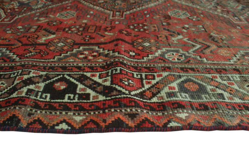 Fine Vintage Distressed Wireelam Rust Rug