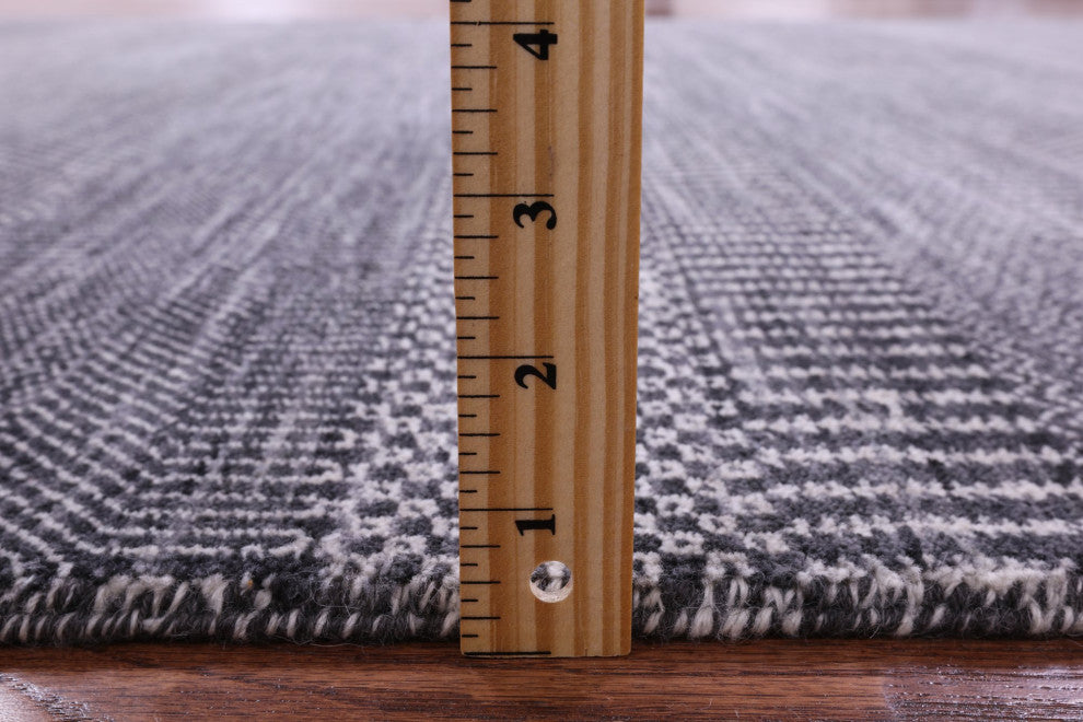 Savannah Grass Handmade Wool and Silk Rug 6' 2" X 8' 11" Q11935