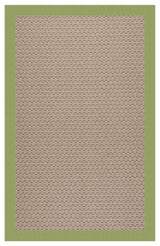 Zoe-Grassy Mountain Machine Tufted Rectangle Rug, Green, 5'x8'