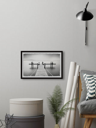"Bring the Boat" Framed Painting Print, 45x30