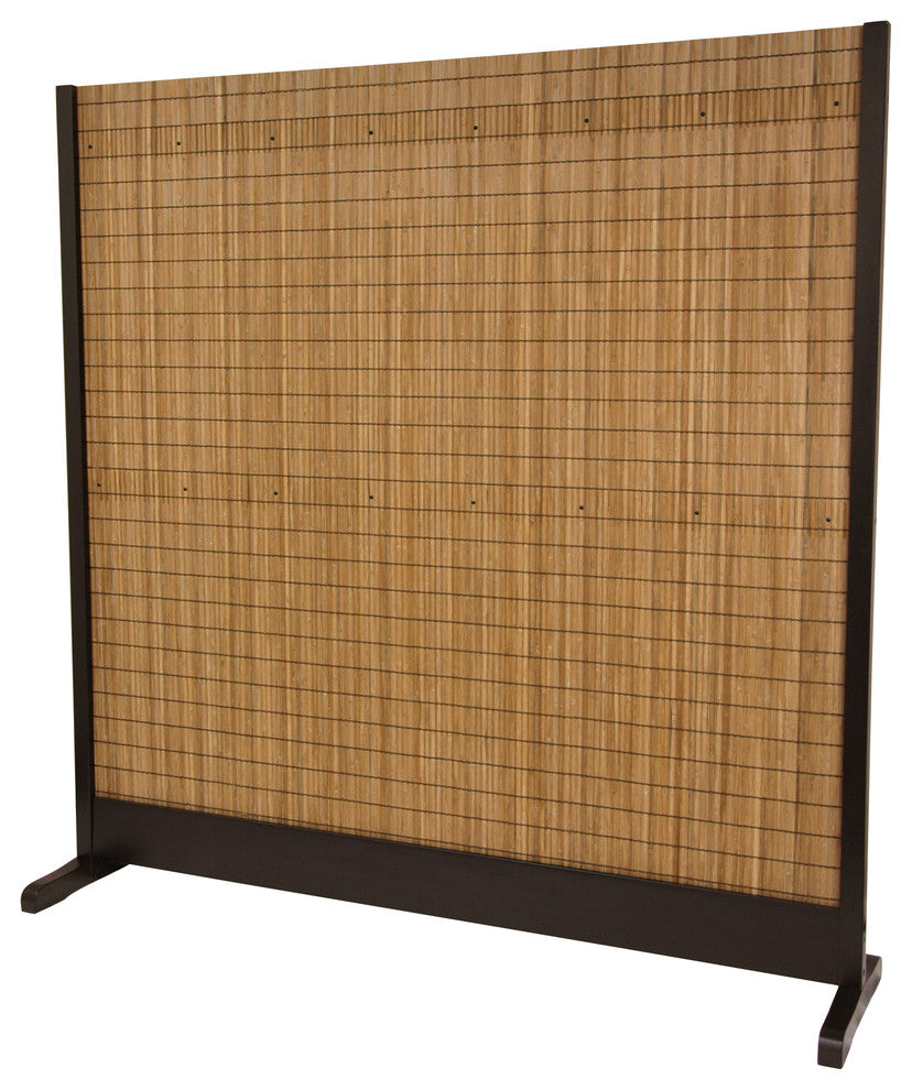 6 1/4' Tall Take Room Divider, Walnut