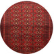 Ahgly Company Indoor Round Traditional Area Rugs, 4' Round