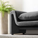Waverly Performance Velvet Bench - Gray