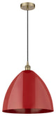 Innovations 616-1P-AB-MBD-16-RD 1-Light Mini Pendant, Antique Brass