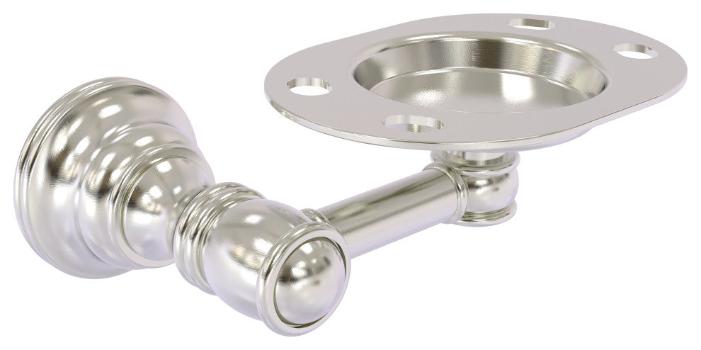 Carolina Tumbler and Toothbrush Holder, Satin Nickel