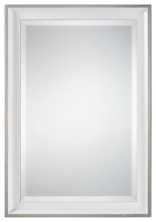Uttermost Lahvahn White Silver Mirror