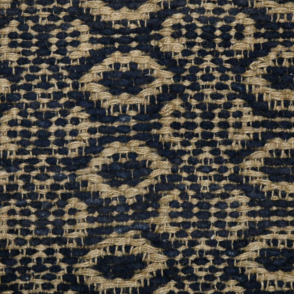 Zola Parquet Area Rug, Black, 5' x 8', Geometric