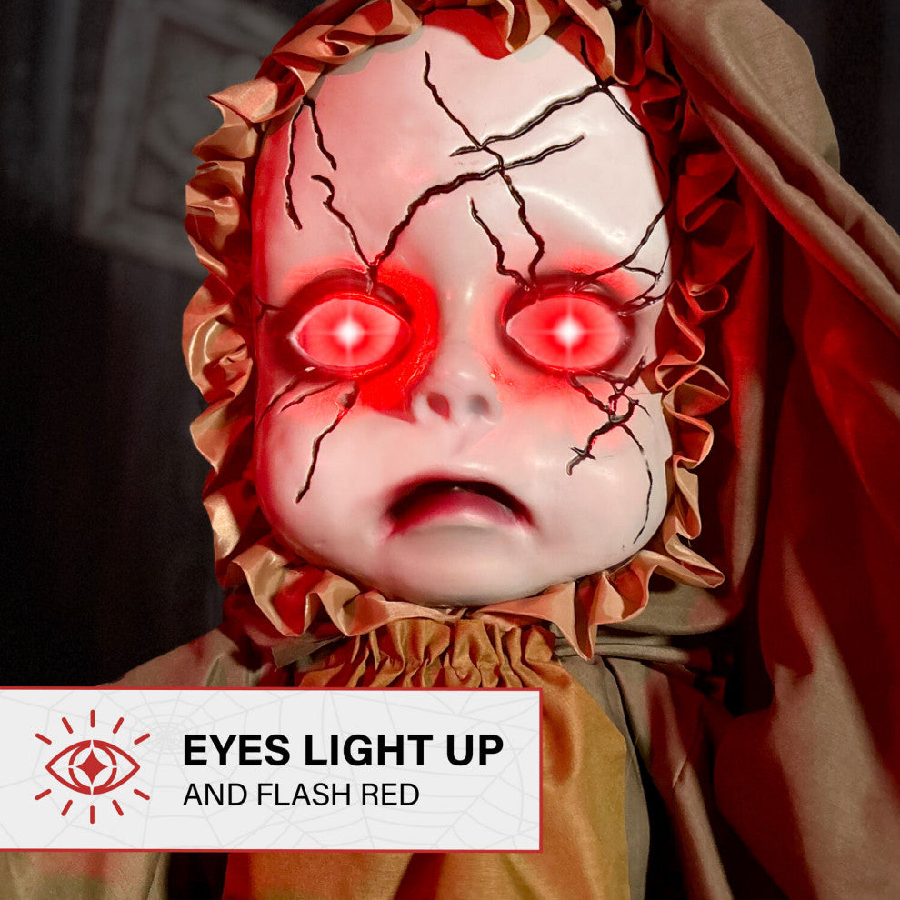 Lifesize Animatronic Demon Girl, Lights and Sound