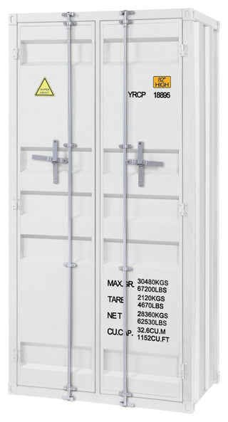 ACME Cargo Wardrobe, Double Door, White