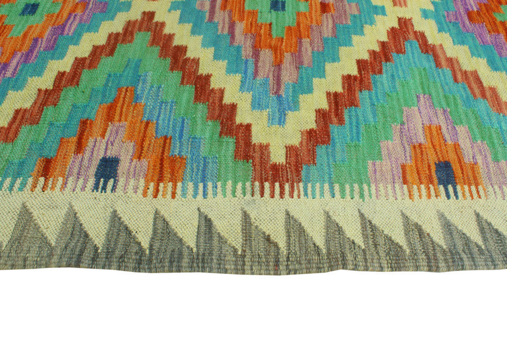 Sangat Kilim Ardys Red/Gold Runner, 2'10x16'1