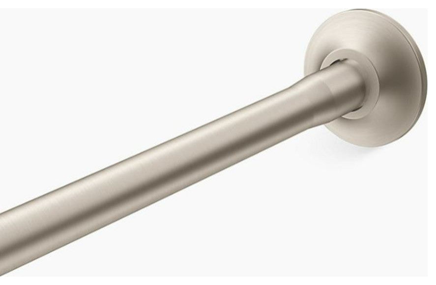 Kohler K-9350 Expanse 60" - 72" Adjustable Curved Shower Rod - Vibrant Brushed