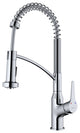 Karran Single-Handle Pull-Down Sprayer Kitchen Faucet, Chrome