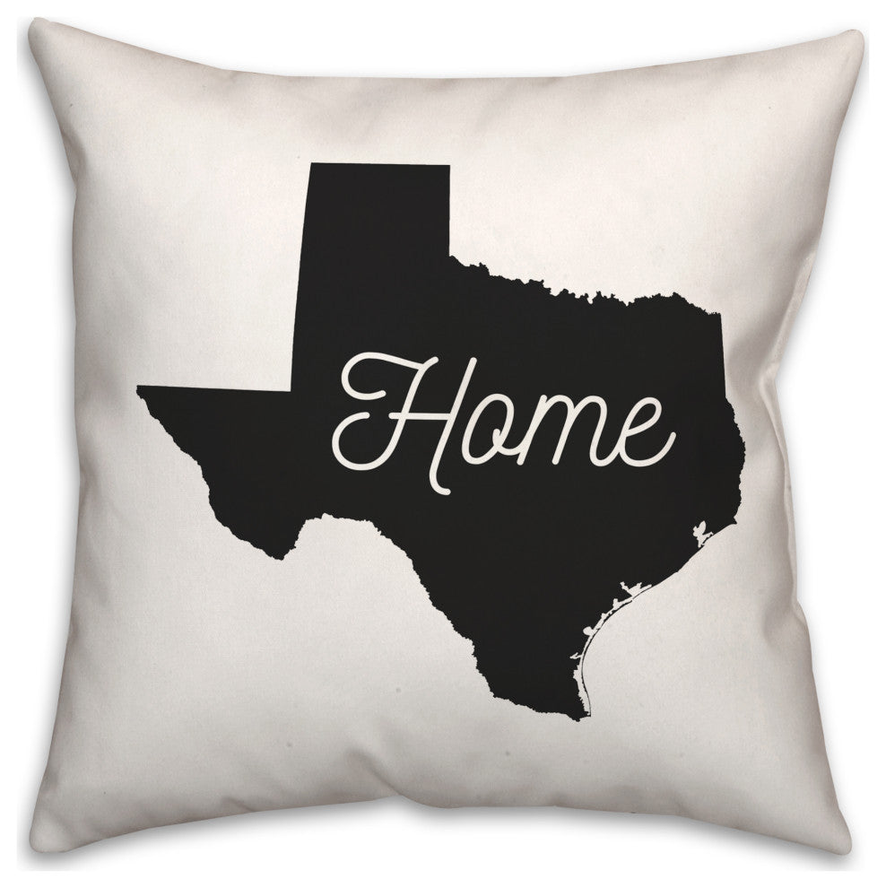Texas Home 18x18 Spun Poly Pillow