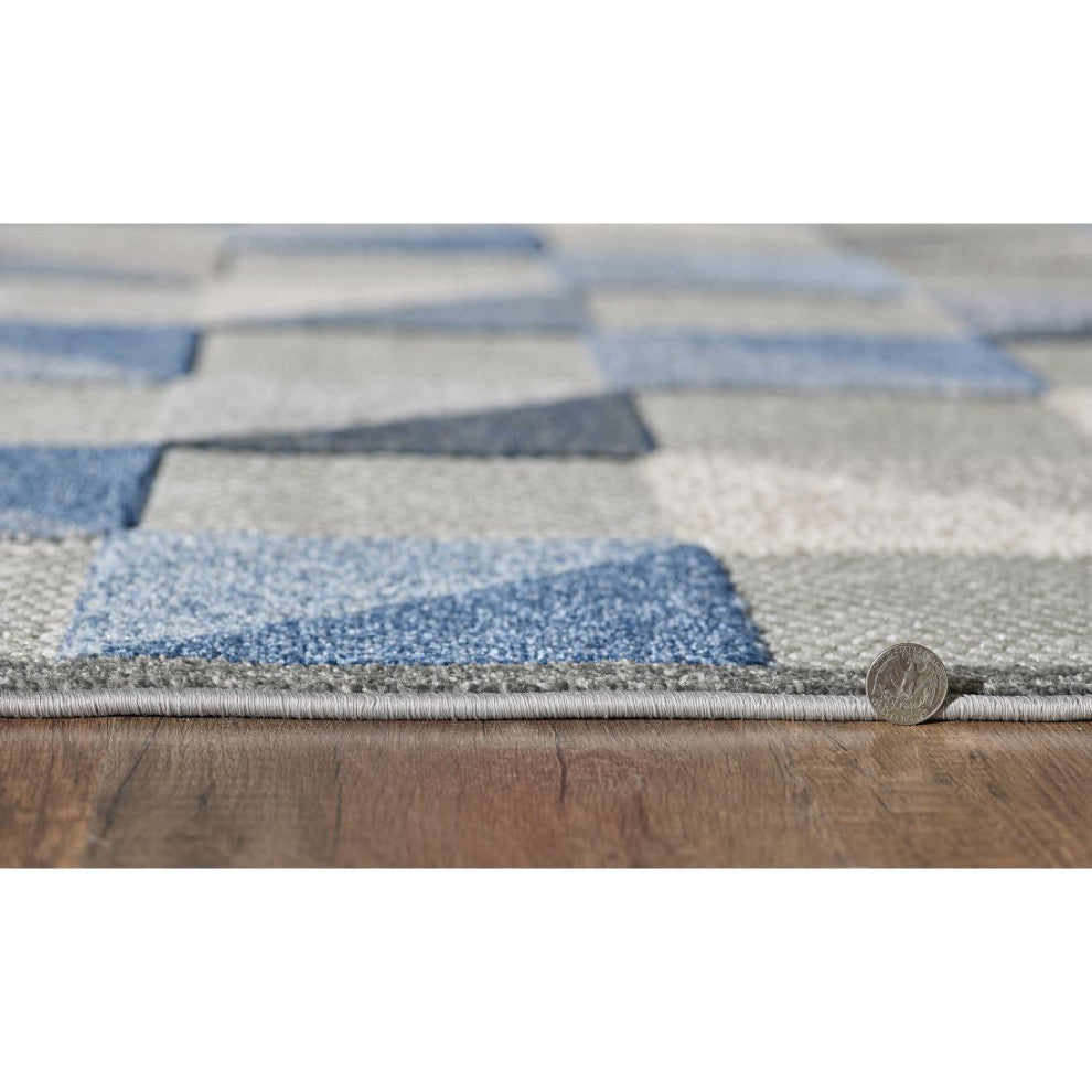 KAS Calla 6923 Blue Scope Area Rug, 6'7" x 9'