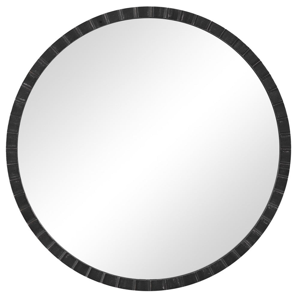 Uttermost Dandridge Round Industrial Mirror 09702