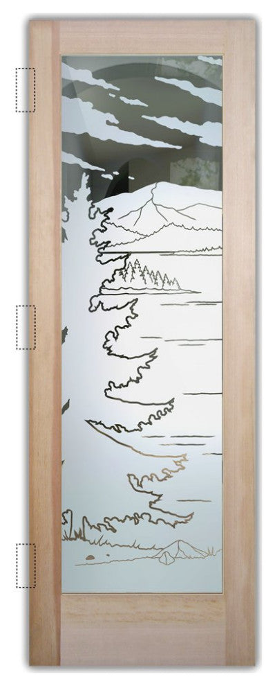 Interior Prehung Door or Interior Slab Door - Lake Arrowhead - Douglas Fir...