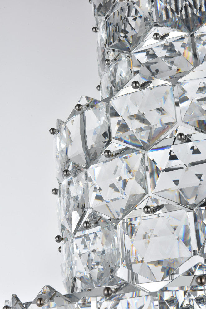 Home Living 30" Chandelier, Chrome