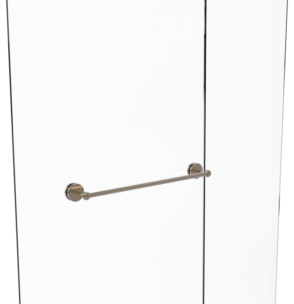 Prestige Skyline 24" Shower Door Towel Bar, Antique Pewter