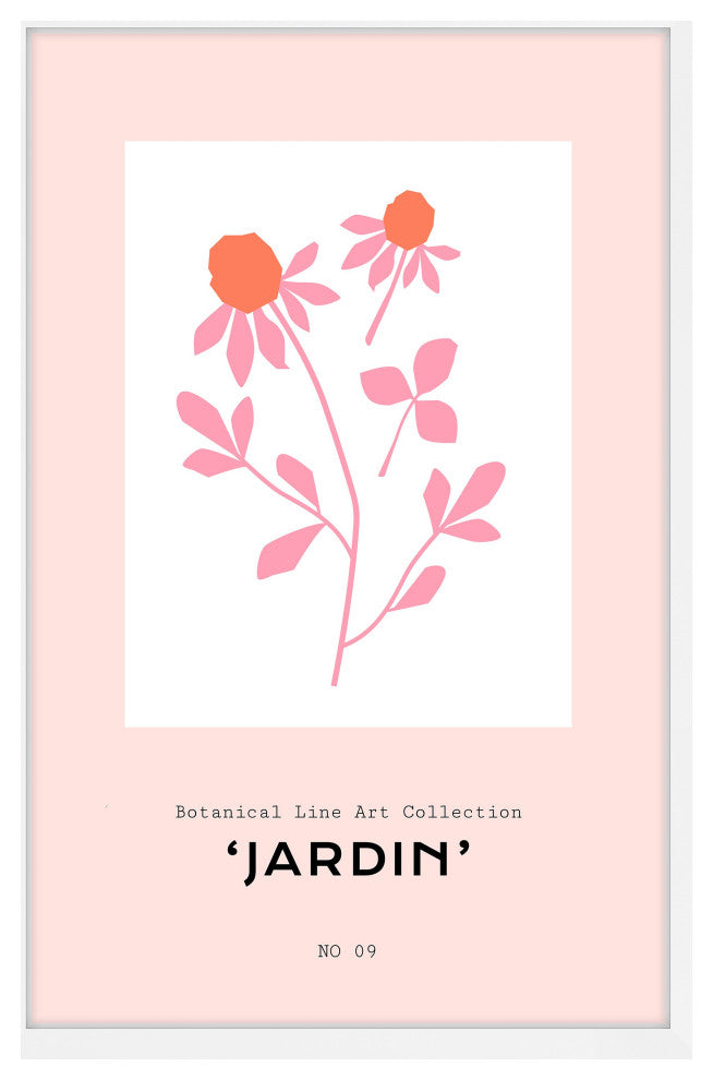 "Jardin No 09 Collection" Framed Painting Print, 12x18