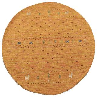 HAND KNOTTED LOOM WOOL ECO-FRIENDLY AREA RUGS- Rectangle, Orange, Contemporary