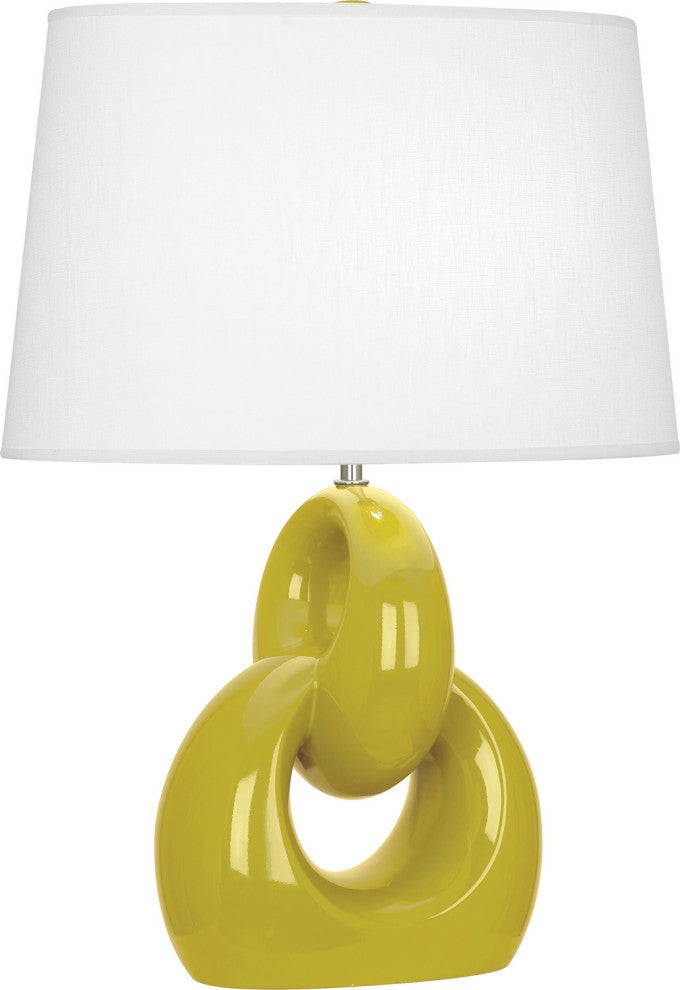 Robert Abbey RA-CI981 1-Light Table Lamp, Fusion
