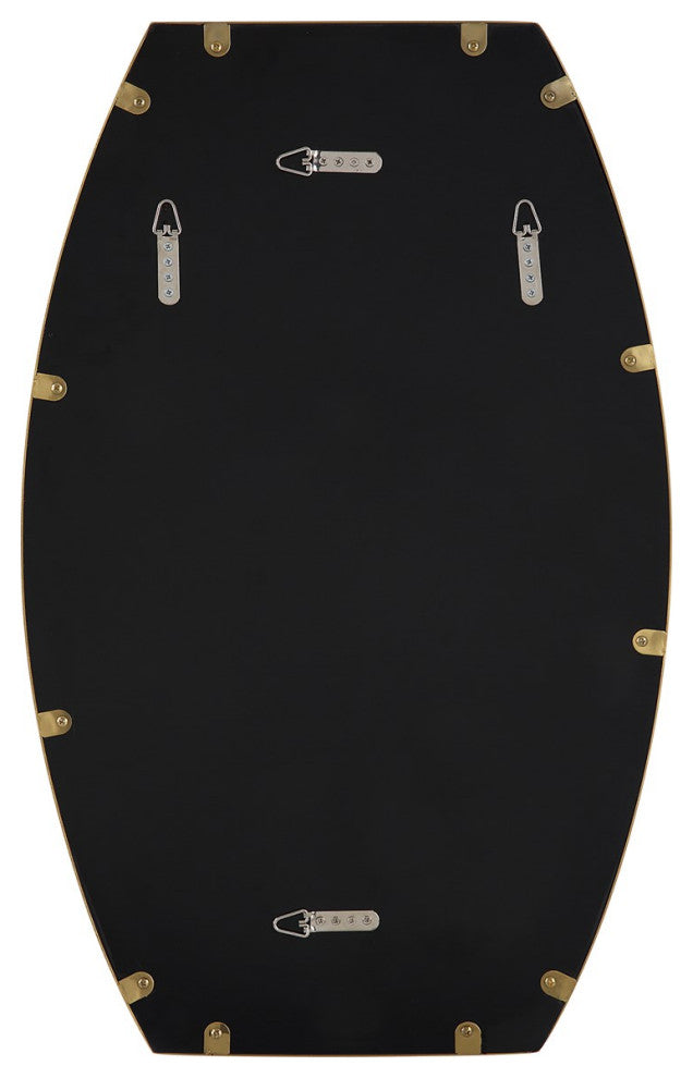 Uttermost Portal Modern Brass Mirror 09745