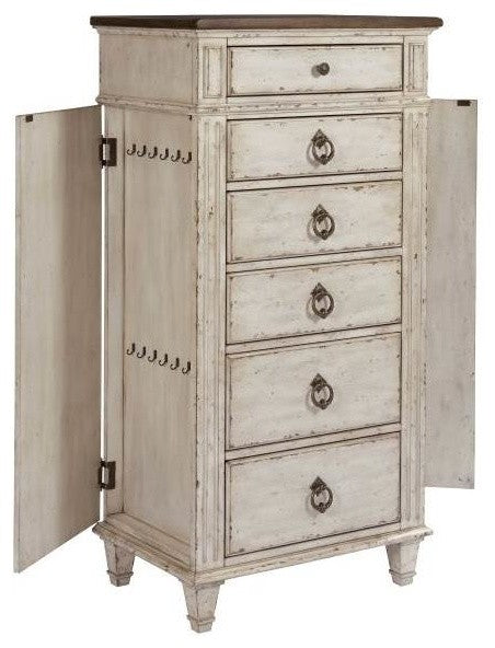 American Drew Southbury 6 Drawer Lingerie Chest, Fossil and Parchment 513-221