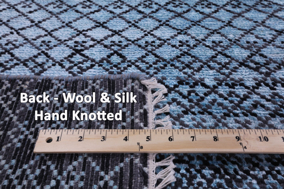 Handmade Savannah Grass Wool & Silk Rug 8' 0" X 9' 10" - Q15452