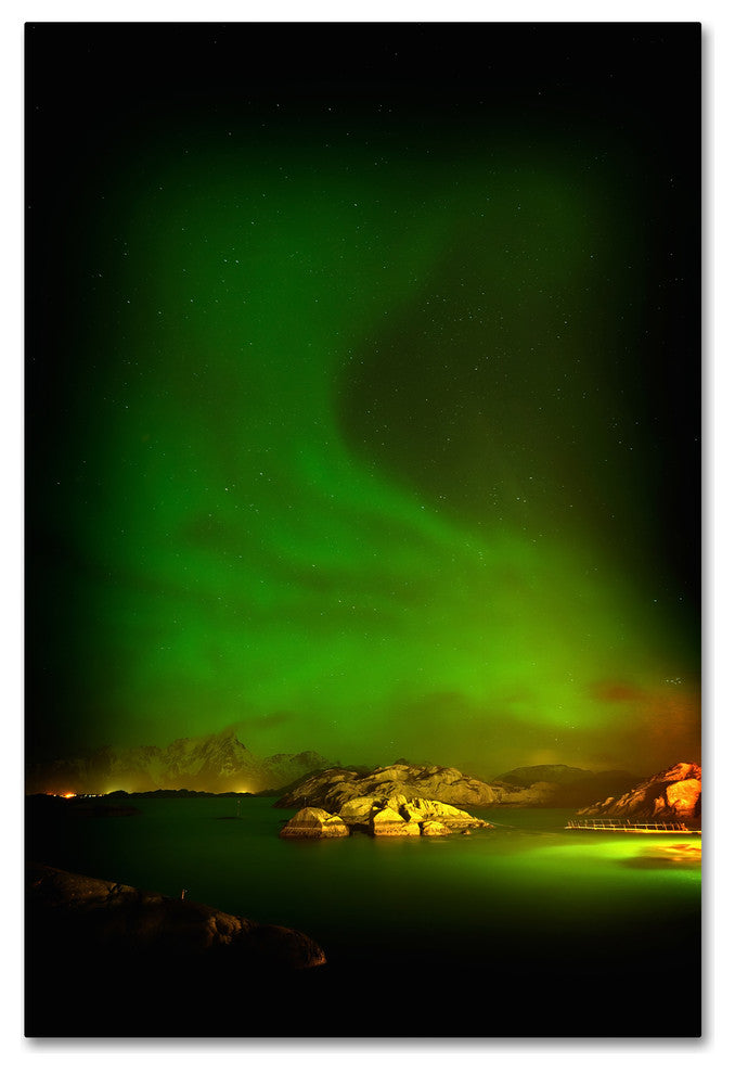 Philippe Sainte-Laudy ''Aurora Borealis'' Canvas Art, 12x19
