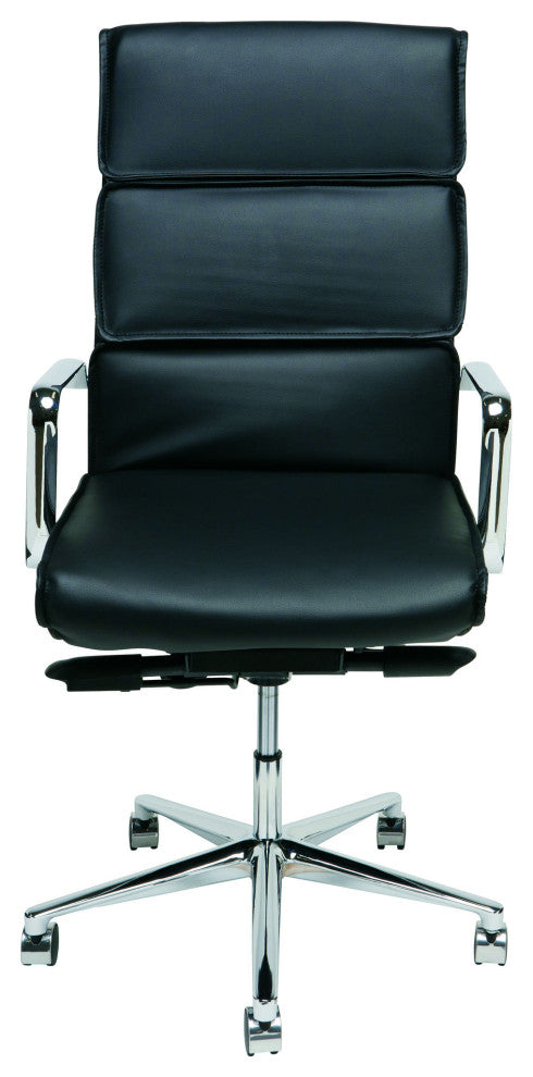 Nuevo Living Lucia Office High Back Office Chair, Black