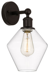 Edison Cindyrella 1-Light 8" Sconce, Oil Rubbed Bronze, Clear Shade