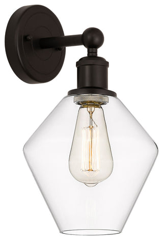 Edison Cindyrella 1-Light 8" Sconce, Oil Rubbed Bronze, Clear Shade