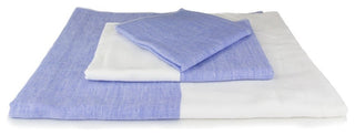 Yoshii - Two Tone Chambray, Blue and White, Wash Cloth