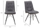 Industrial Morrison Side Chair - M2 - Grey