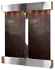 Aspen Falls Wall Fountain, Stainless Steel, Multi Color Featherstone, Square Fra