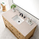 Breckenridge 48" Single Vanity, Light Natural Oak, 3CM Eternal Marfil Top