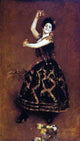 William Merritt Chase Carmencita, 15"x30" Gallery Wrapped Canvas Print