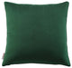 Accent Throw Pillow, Velvet, Green, Modern, Living Lounge Hotel Hospitality