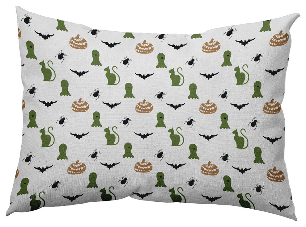 Halloween Critters Accent Pillow, Scallion, 14"x20"
