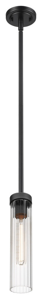 Z-LITE 1-Light Pendant, Matte Black