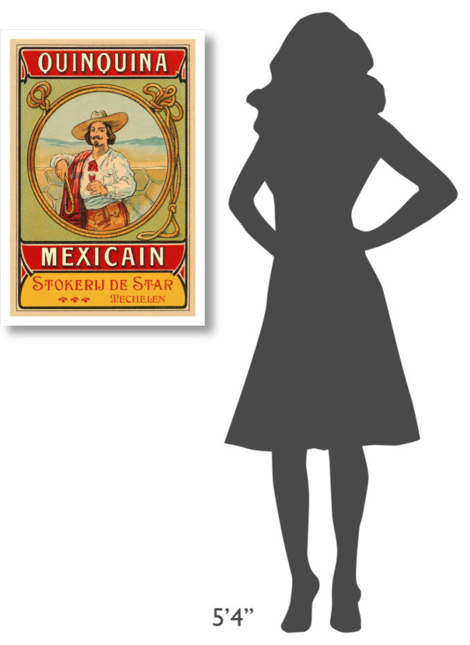 "Quinquina Mexican" Digital Paper Print by Retrolabel, 22"x32"