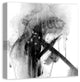 "Shades of Grey 1Abstract" Canvas Wall Art, 24x24